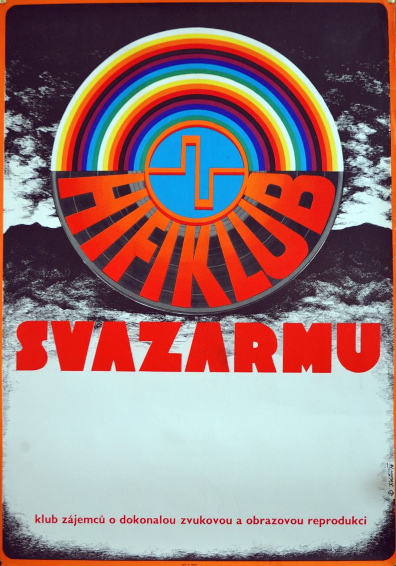 Plakát Hifiklubu Svazarmu